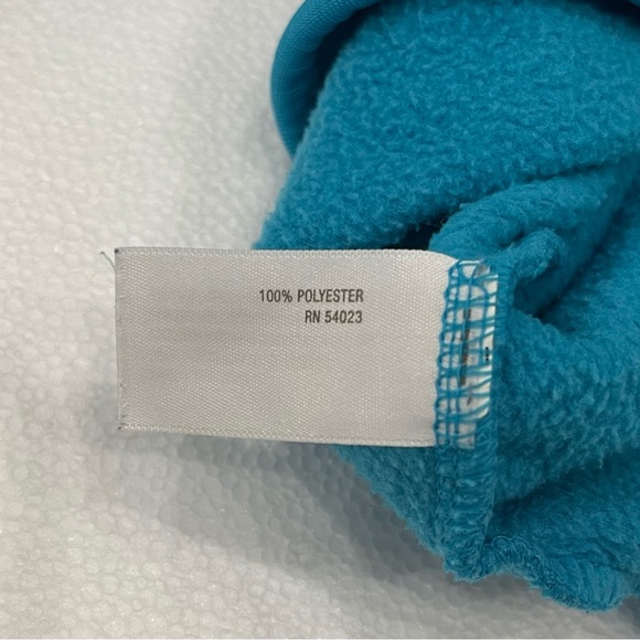 Old Navy women’s size L light Blue fleece v neck - Picture 5 of 6